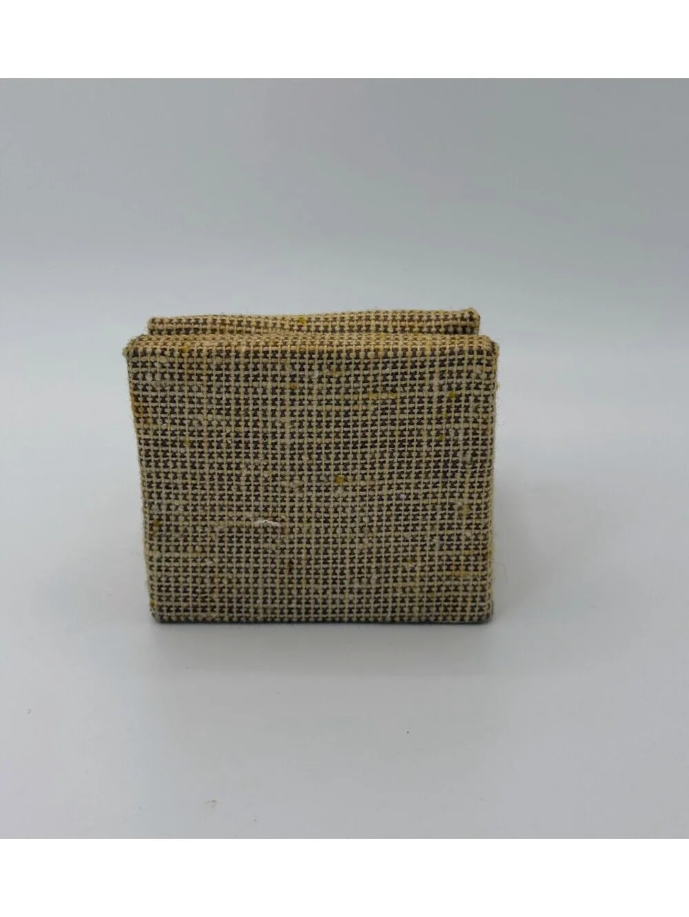 1:12 Scale Handmade Dollhouse Miniature Slipper Chair Tan Tweed Upholstered